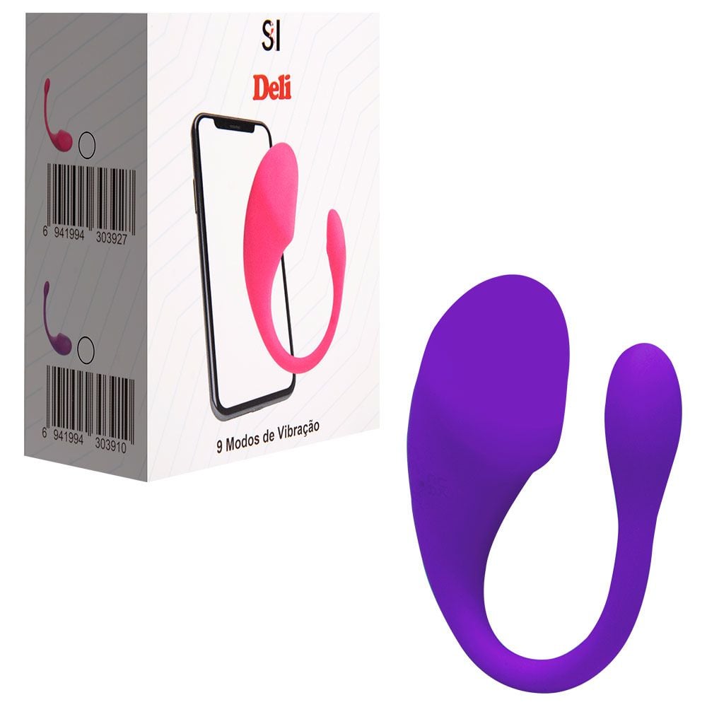 Bullet Vibratório a Longa Distância via App Deli Sexy Import