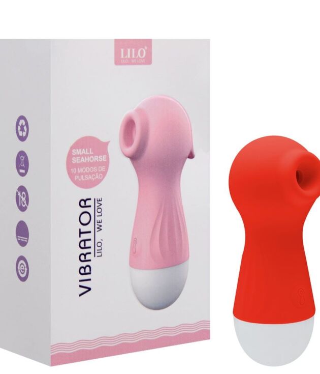 Estimulador de Clitóris USB Lilo 10 Pulsações Vipmix - Vermelho